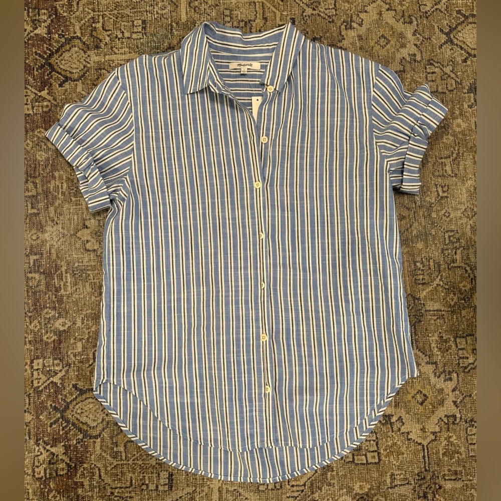 Madewell Slim Central Shirt in Stripe